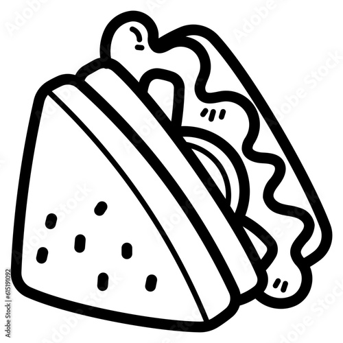 sandwich line icon style