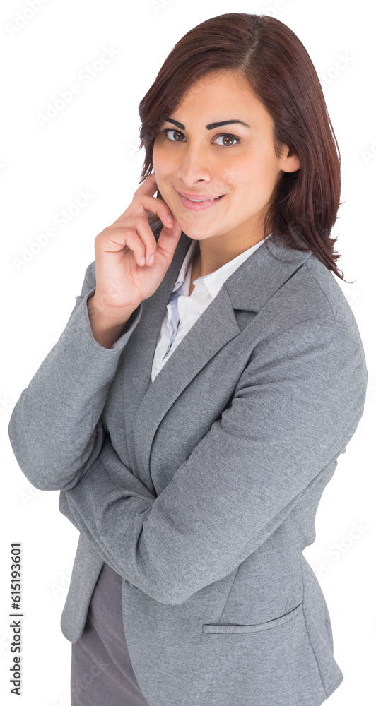 Digital png photo of portrait of biracial businesswoman on transparent background Digital png photo of portrait of biracial businesswoman on transparent background