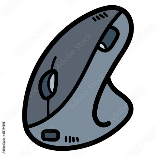mouse filled outline icon style