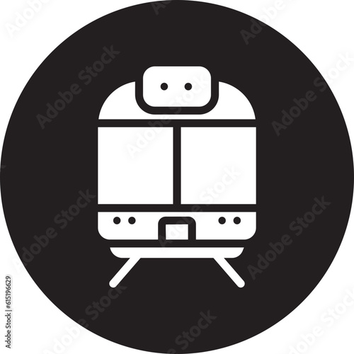 train glyph icon