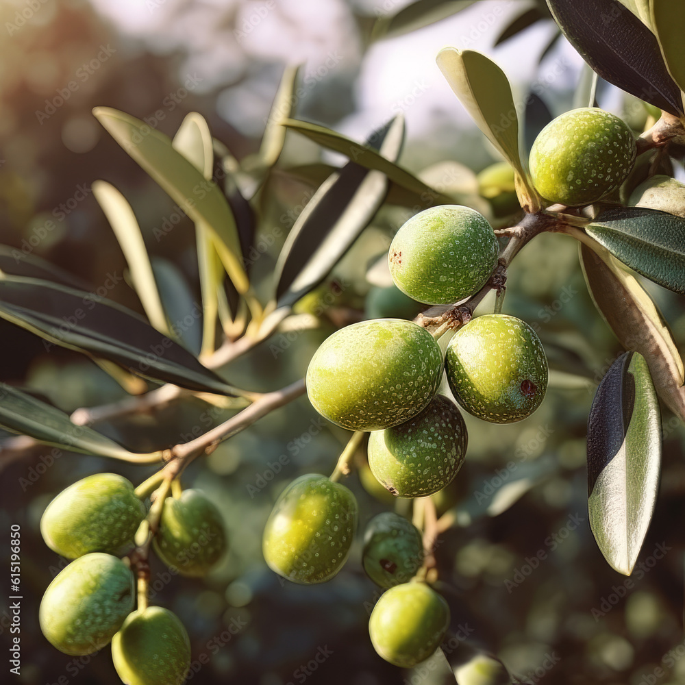 Olive Branch Laden with Fruits Olive Branch Laden with Fruits