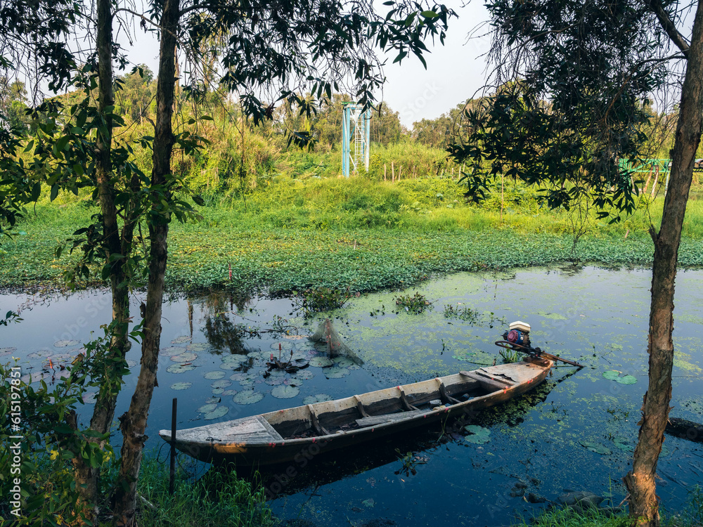 Escape the City Chaos: Experience Tranquility at Tan Lap Floating Village near Ho Chi Minh City, Vietnam