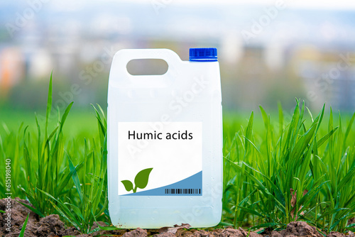 Humic acids organic compounds that enhance nutrient uptake, stimulate root growth, and promote plant growth and health.