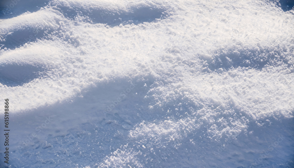 Fototapeta premium Light Shadows on White Powdery Snow Texture | AI-Generated Background