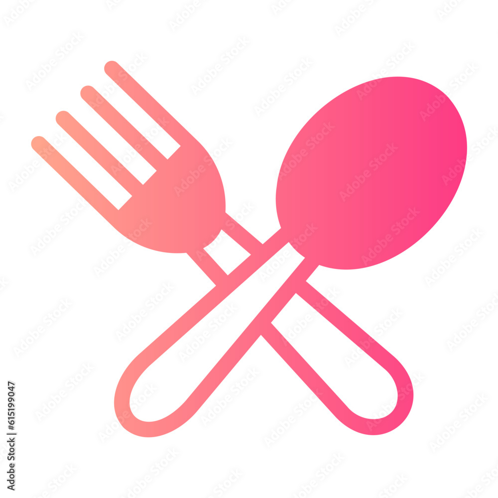 restaurant gradient icon restaurant gradient icon