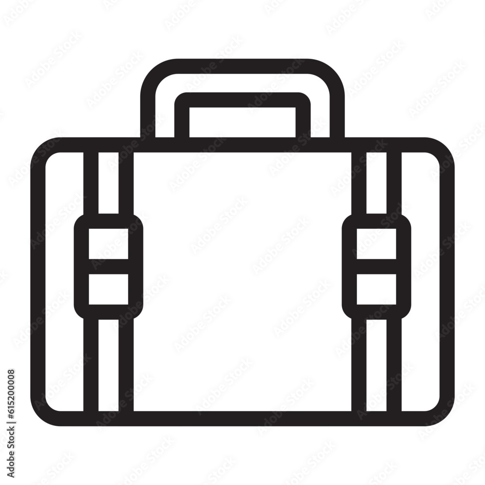 suitcase line icon suitcase line icon