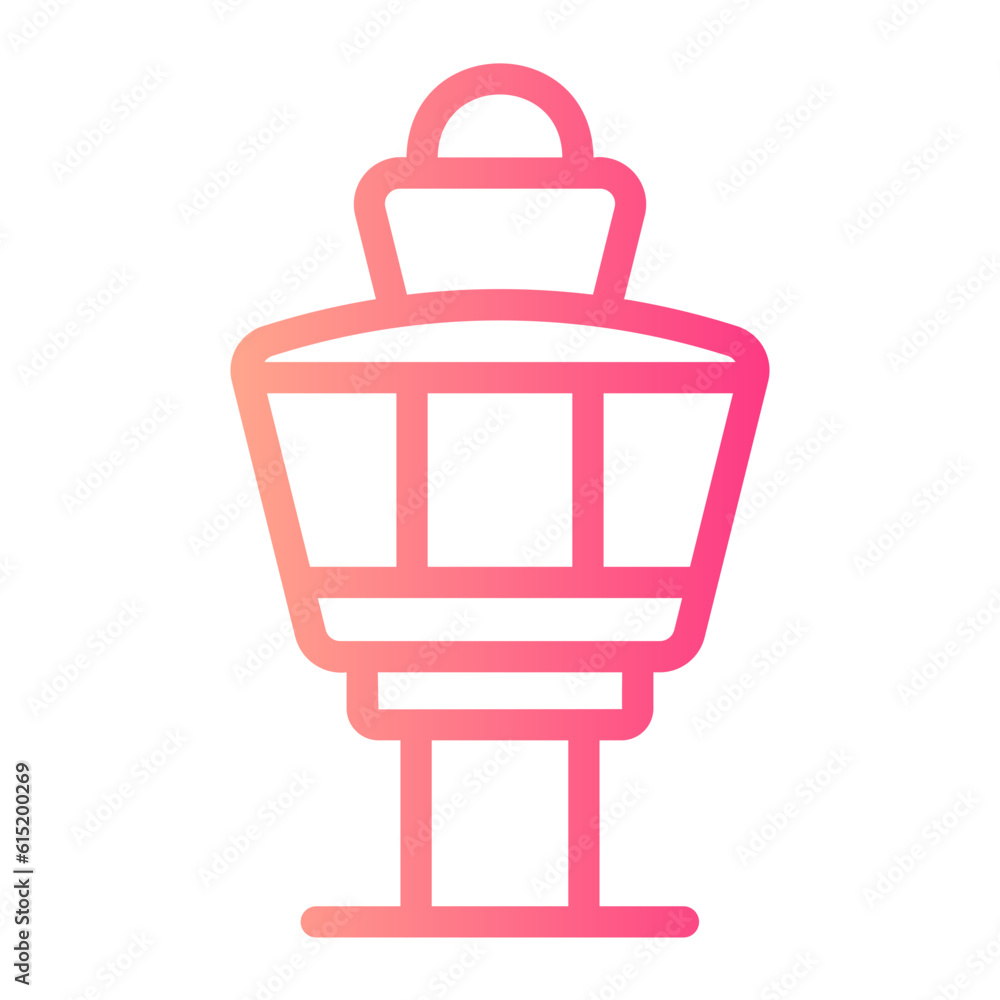 control tower gradient icon control tower gradient icon