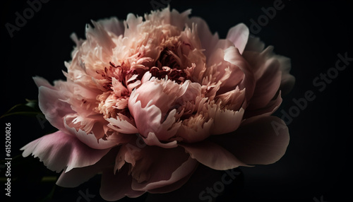 Vibrant peony bouquet  a gift of love for spring weddings generated by AI