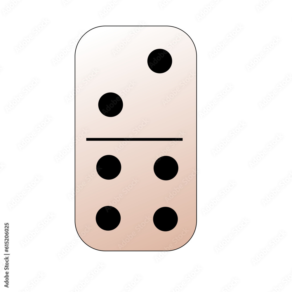 Creative vector domino full set isolated on white background Creative vector domino full set isolated on white background