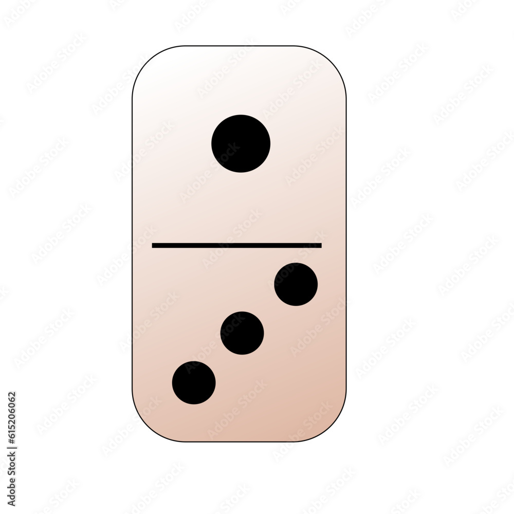 Creative vector domino full set isolated on white background Creative vector domino full set isolated on white background