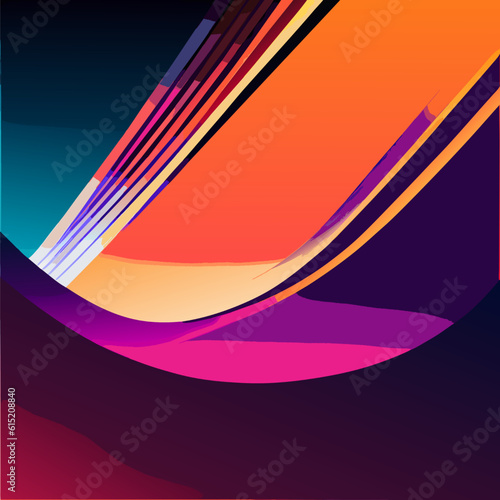 Abstract background with wavy lines. Vector illustration. Eps 10.