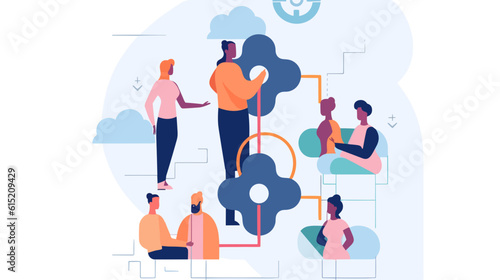 Organizational Synergy: Diverse Young Professionals and Teamwork in Project Execution
