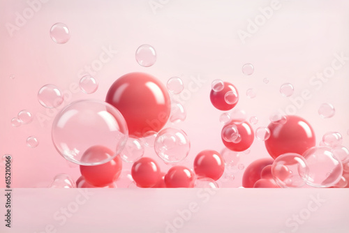 Abstract background with soap balls. Macro background.