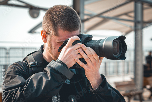 Fotografie photographer in action