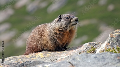 marmot in the mountains generative ai