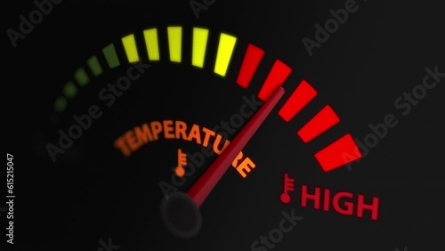 Increased the Temperature Indicator to the Maximum (High ) Level
