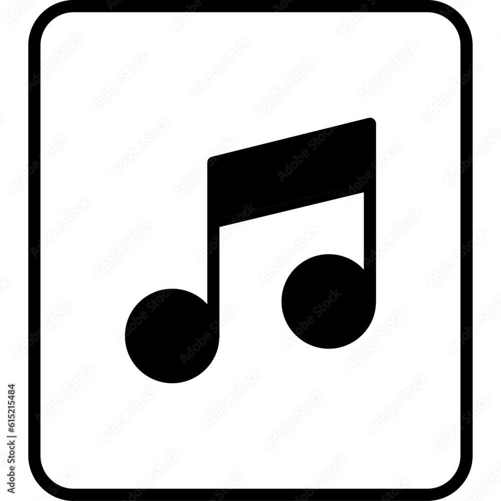 Music Tune in fill style illustration
Music Tune in fill style illustration