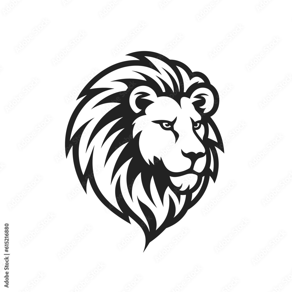 Lion logo, lion icon, lion head, vector Lion logo, lion icon, lion head, vector