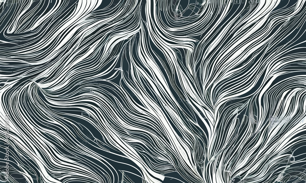 Abstrack Line Background Illustration. Material for printing and wallpaper.