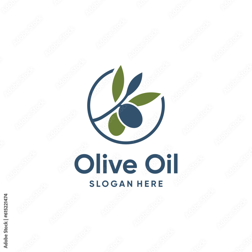 Olive logo design vector with modern creative concept Olive logo design vector with modern creative concept
