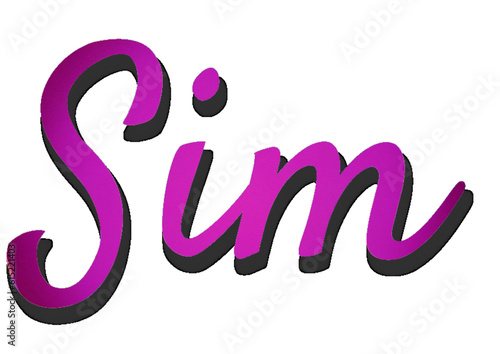 Sim -  yes in portuguese - ideal for websites, emails, presentations, advertising, labels, stickers, postcards, tickets, logos, engravings, slides, tags, books, printable



