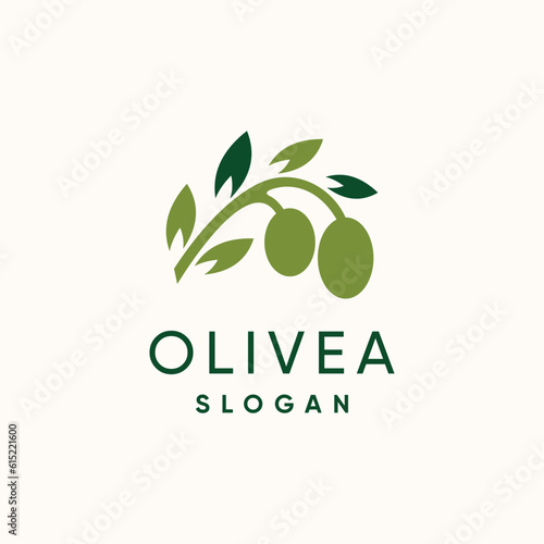 Olive logo design vector with modern creative concept