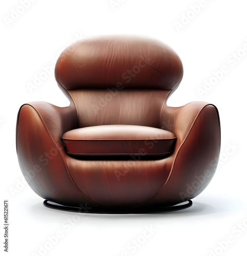 armchair isolated on white