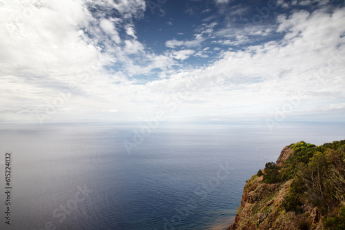 Seascape of Madeira in Portugal