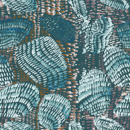Seamless floral pattern with watercolor textured flowers background  Pastel colored flower garden pattern design  prepared for textile digital printing