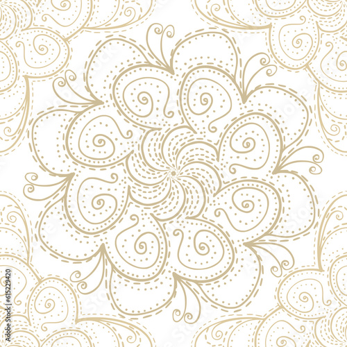 Seamless mandala pattern