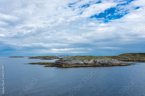 The Atlanterhavsveien, the Atlantic Road over the Ocean in Norway