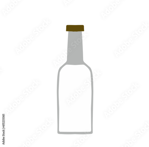 Illustration of a Milk Bottle Vector