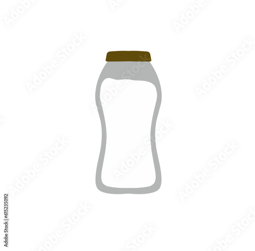 Illustration of a Milk Bottle Vector