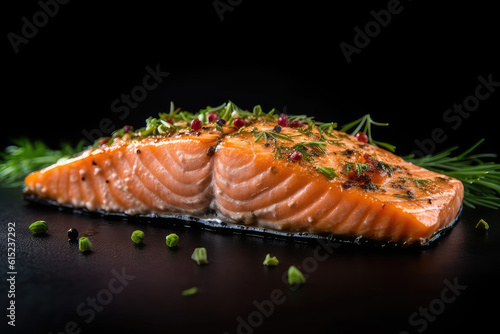 Baked Salmon - ai generated
