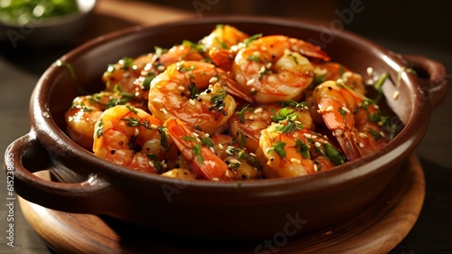 Gambas al Ajillo: Sautéed Shrimp in Garlic-Infused Oil