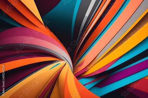 Wallpaper Mural Abstract background with lines Torontodigital.ca