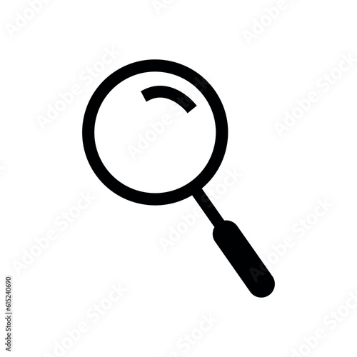 lupi. search. a find. find some object. search engine. magnifying glass icon. vector. black line color. on a white background. there is animation.