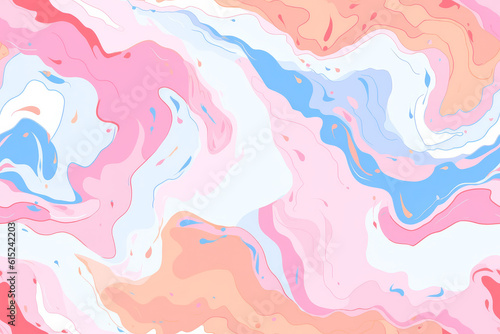 beautiful abstract fluid art seamless pattern background © ink drop