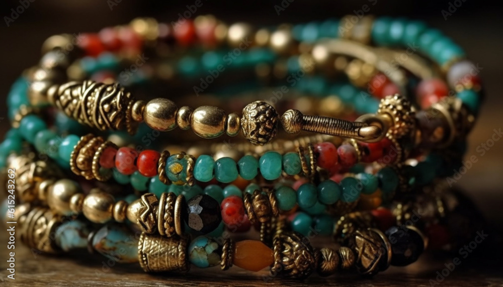 A homemade jade necklace, a precious gem for personal elegance generated by AI A homemade jade necklace, a precious gem for personal elegance generated by AI