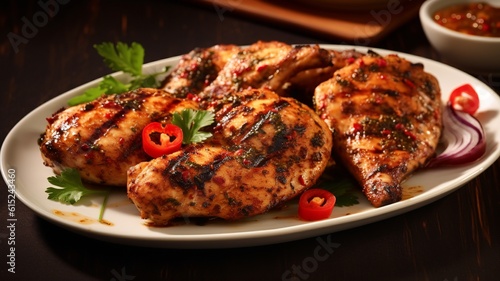 Spicy Grilled Delights: Kenyan Pilipili Chicken photo