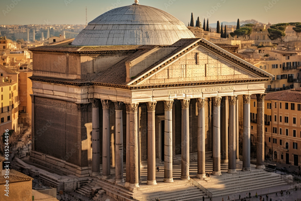 Roman Structues Roman architecture, including iconic structures like the Pantheon and ...