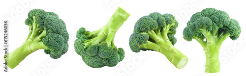 Delicious broccoli collection cut out