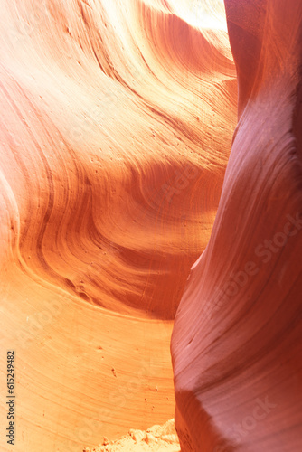 Colorful Canyon Wall of Lower Antelope Canyon