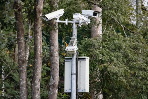 Security camera. Surveillance cameras.