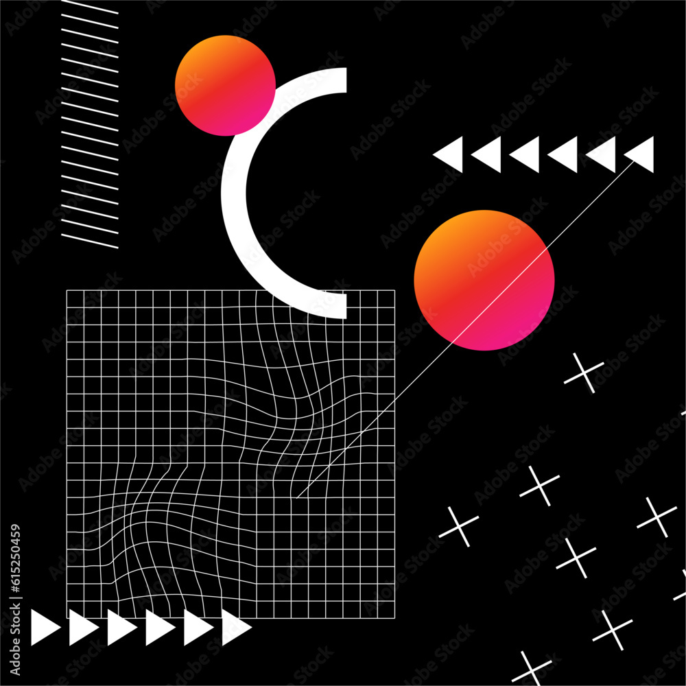 Obraz premium Graphic elements, design vectors, abstract pattern, backdrop, banner, concept , backgrounds 