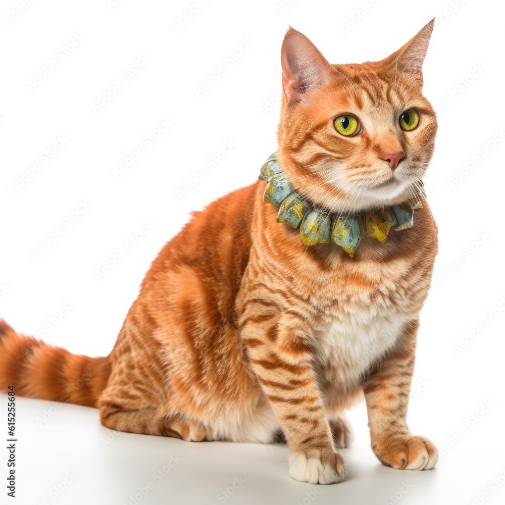 Oregon Rex cat cat isolated on white background. Generative AI Oregon Rex cat cat isolated on white background. Generative AI