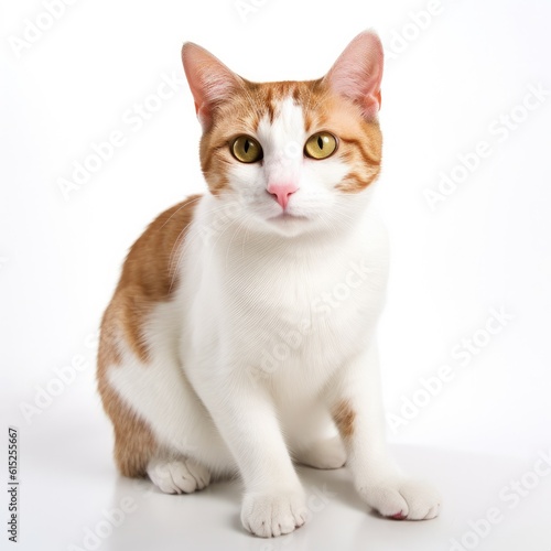 Kinkalow cat cat isolated on white background. Generative AI