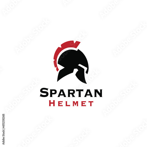 Spartan Helmet Logo Vintages Warrior