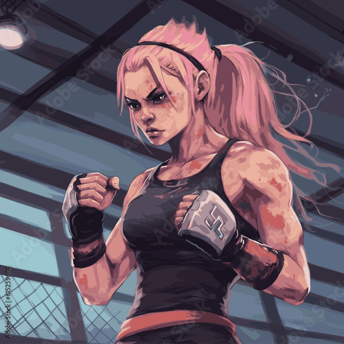 girl MMA fighter