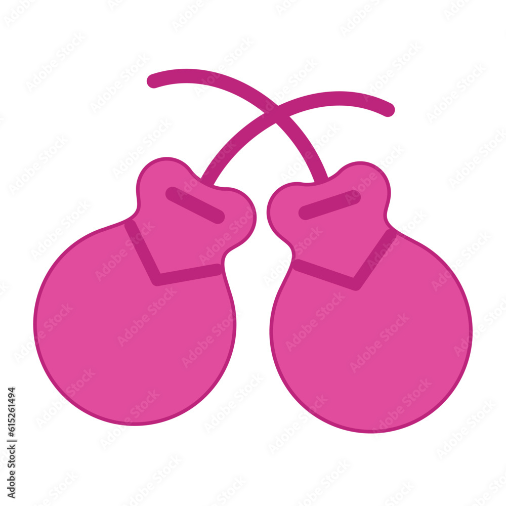 Isolated colored castanets musical instrument icon Vector illustration